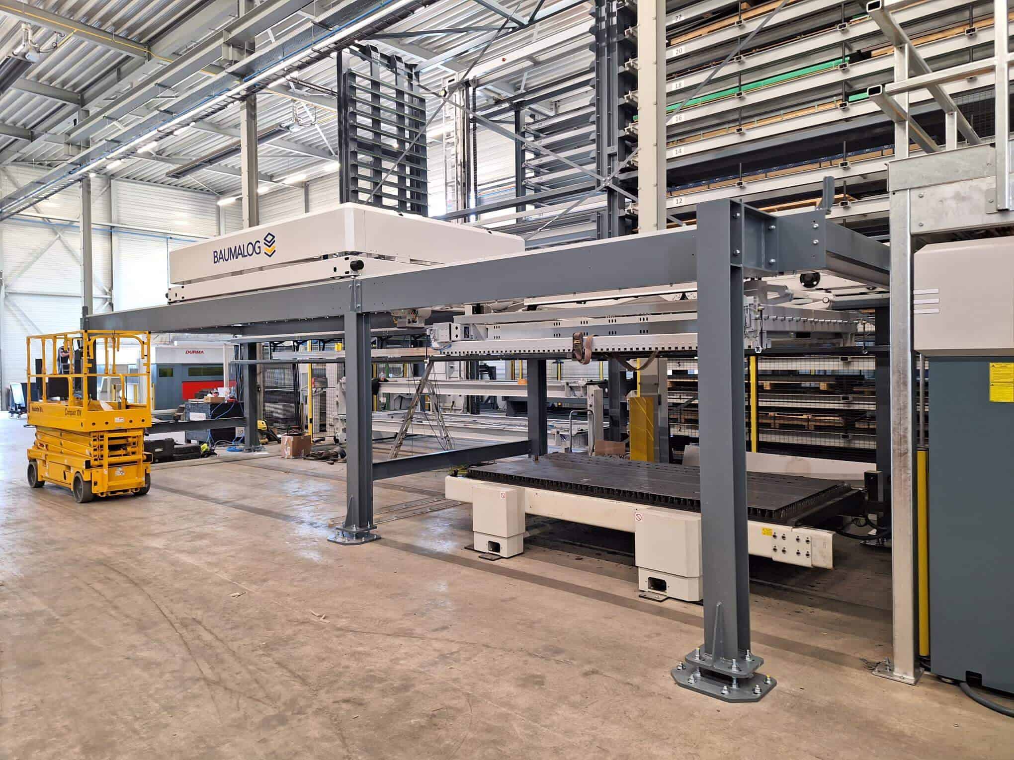 Sheet metal processing automation from Baumalog