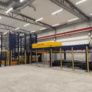 Loading and unloading station for MultiLoader laser cutting machine