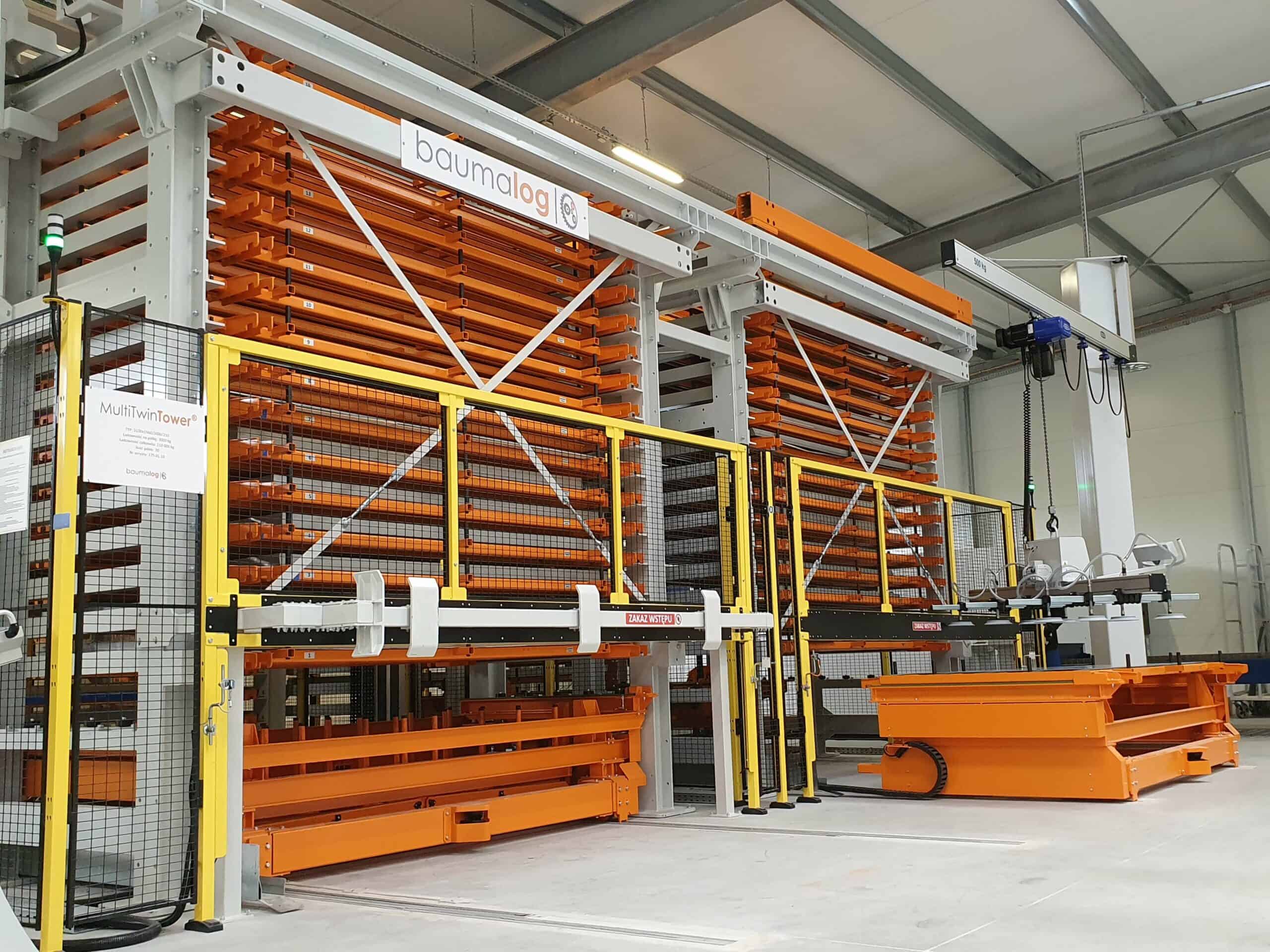 Automated Sheet Metal Racking System - TransferTower