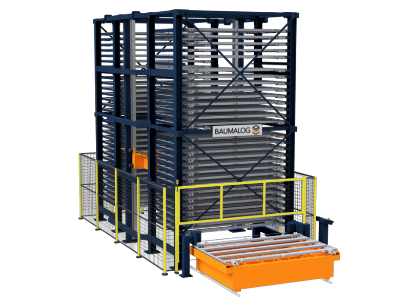 TwinTower automated sheet metal storage system